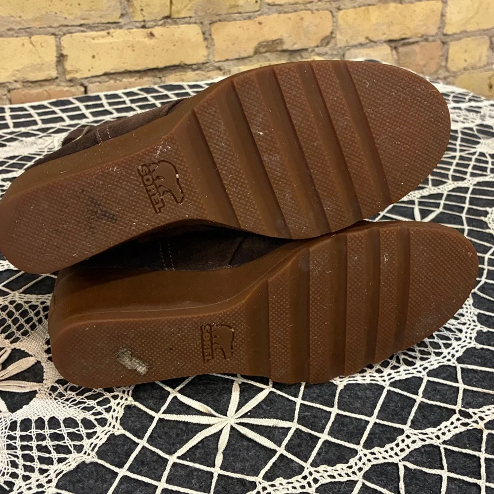 Sorel Toronto Dark Brown Suede Winter Boots, sz 8 - Picture 10 of 10
